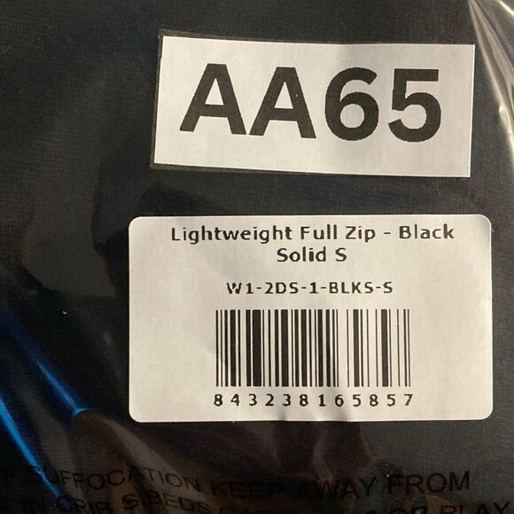 American Giant Lightweight Hoodie Womens S Black Full Zip Sweatshirt Raglan NWT - Picture 9 of 10